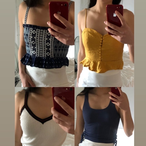 Crop tops bundle - forever 21 and garage - Picture 1 of 16
